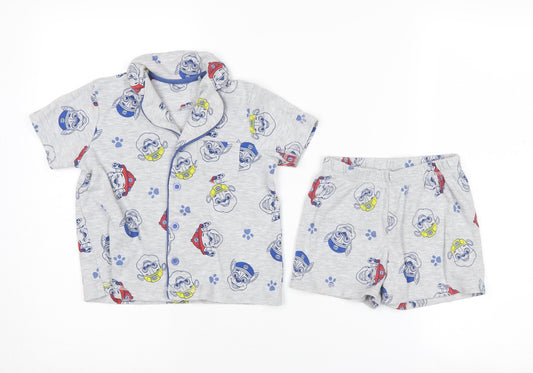 George Boys PAW Patrol Grey Pyjama Set, 2 Years, New