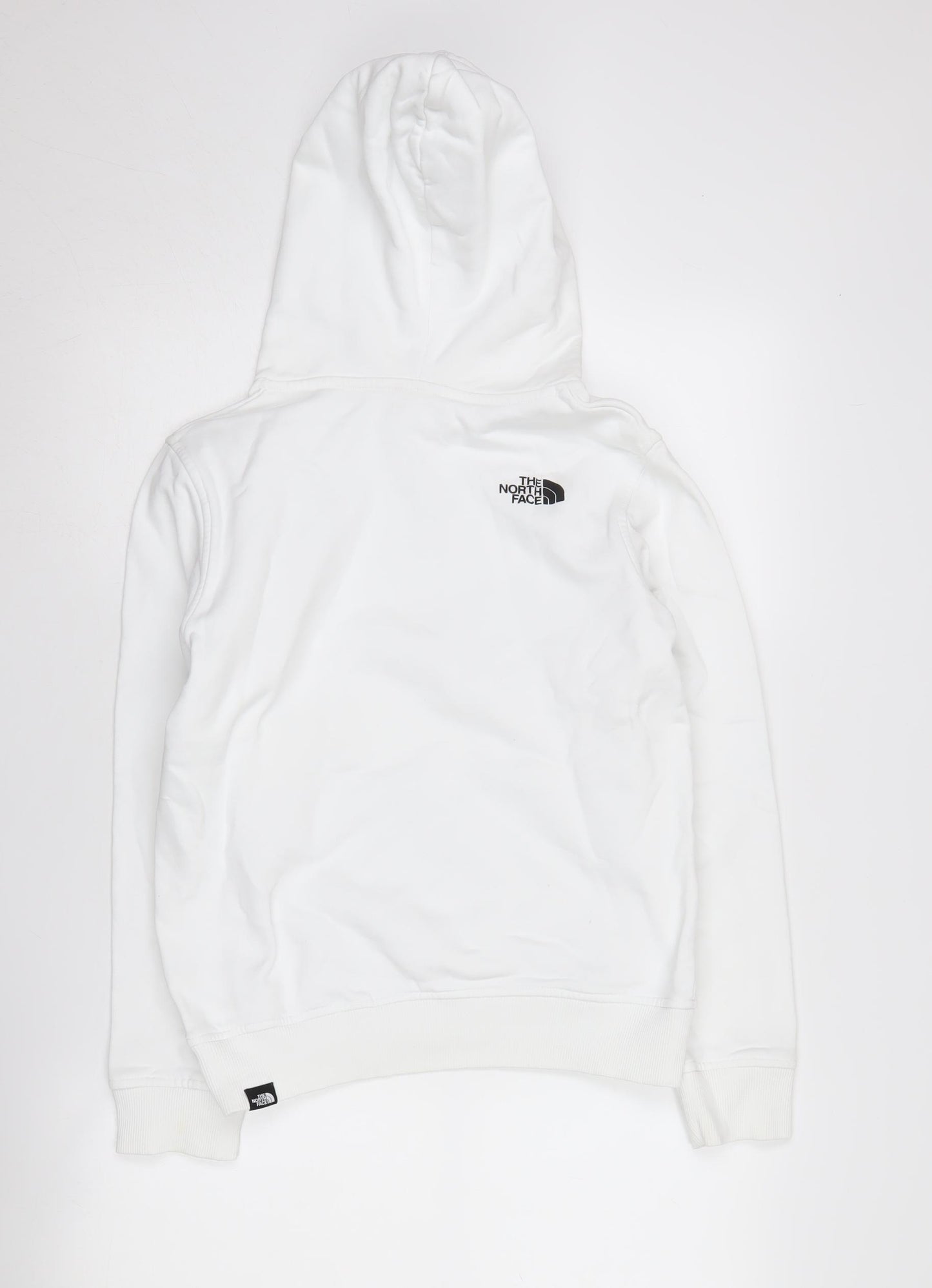 The North Face Boys White Pullover Hoodie, Size L