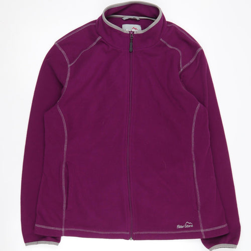 Peter Storm Women's Purple Fleece Jacket Size 18