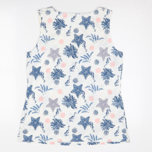 Laura Ashley Women's Multicoloured Tank Top UK 14