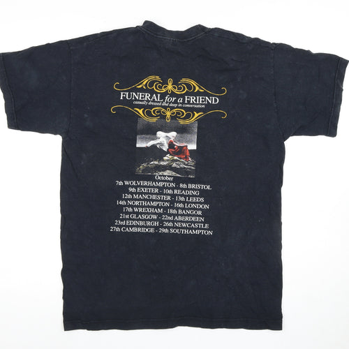 Funeral for a Friend Band T-Shirt, Black, Medium