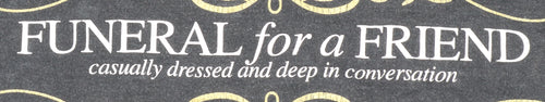 Funeral for a Friend Band T-Shirt, Black, Medium