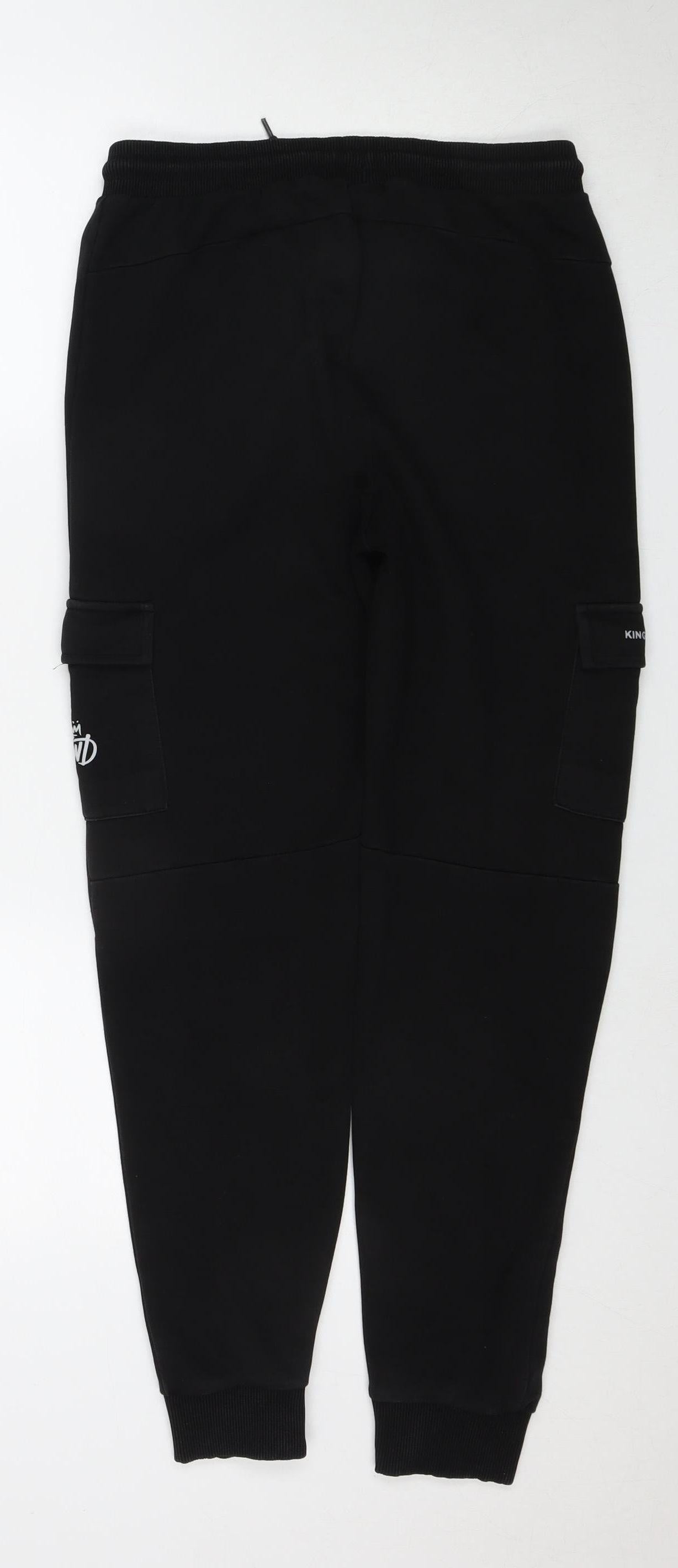 Kings Will Dream Boys XL Black Jogger Trousers