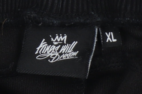 Kings Will Dream Boys XL Black Jogger Trousers