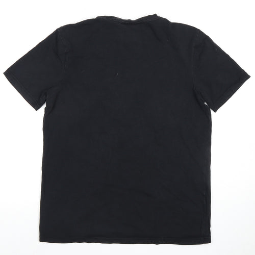 Kings Will Dream Boys Black M T-Shirt Casual Logo Accent