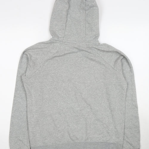 Nike Men’s Grey Pullover Hoodie Logo Small