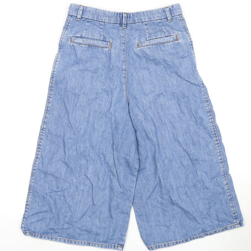 ASOS Women's Blue Wide-Leg Denim Jeans Size S