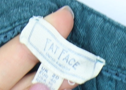 Fat Face Women's Green Dress with Long Sleeves Size 20