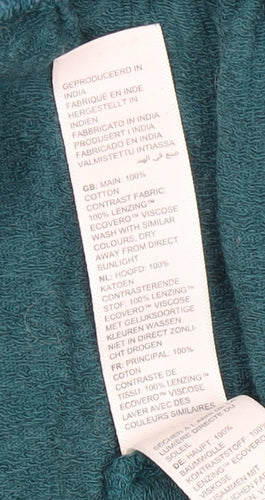 Fat Face Women's Green Dress with Long Sleeves Size 20