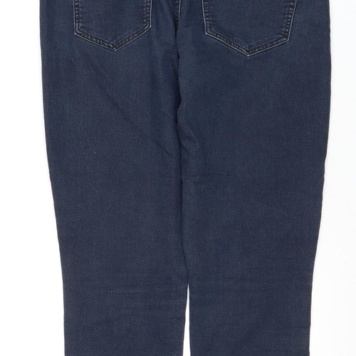 Gap Women's Blue Boyfriend Jeans Size 8 - Relaxed Fit Denim