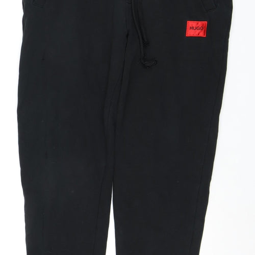 Hugo Boss Men's Black M Jogger Sweatpants Cotton Blend