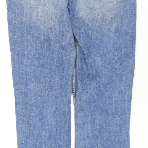 Marks and Spencer Blue Relaxed Straight Jeans Size 12