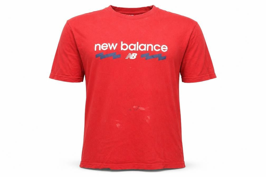 New Balance Men's Red M Cotton T-Shirt