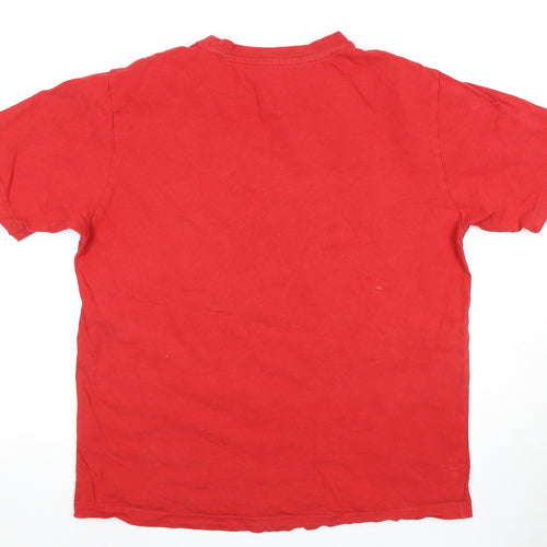 New Balance Men's Red M Cotton T-Shirt