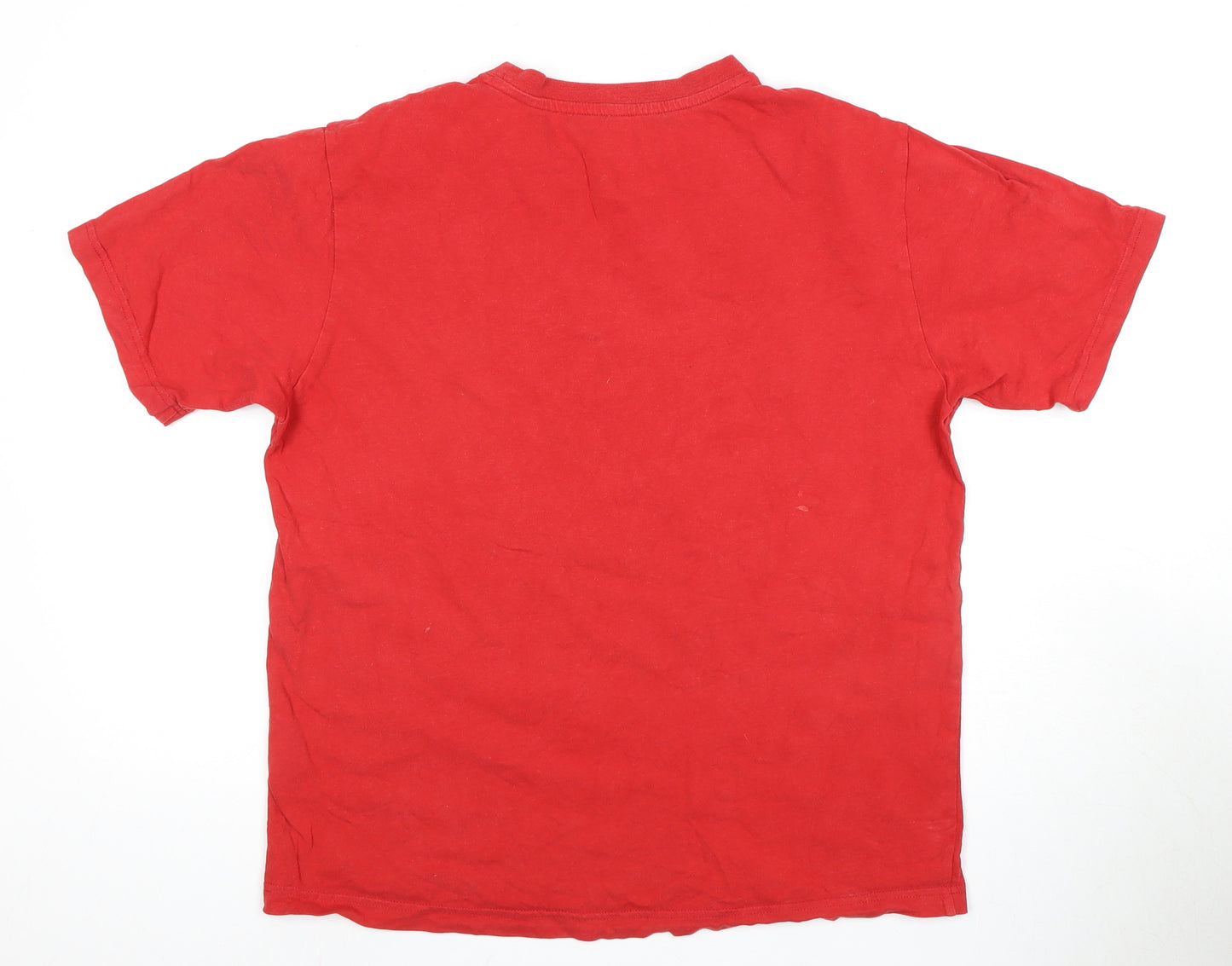 New Balance Men's Red M Cotton T-Shirt
