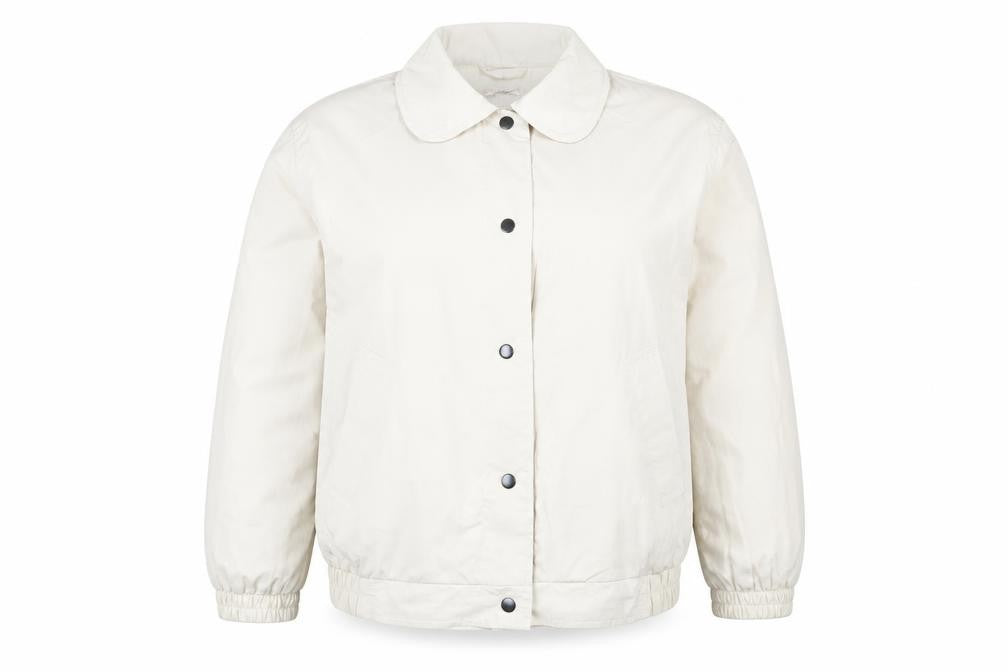 Damart Women's Beige Collared Jacket Size 14
