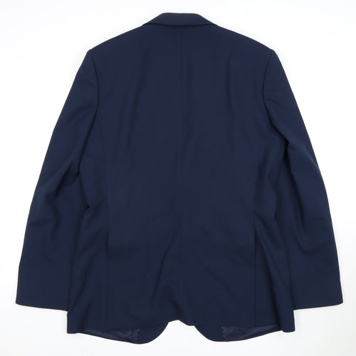 Jeff Banks Men's Blue Blazer, Size 42L, Business