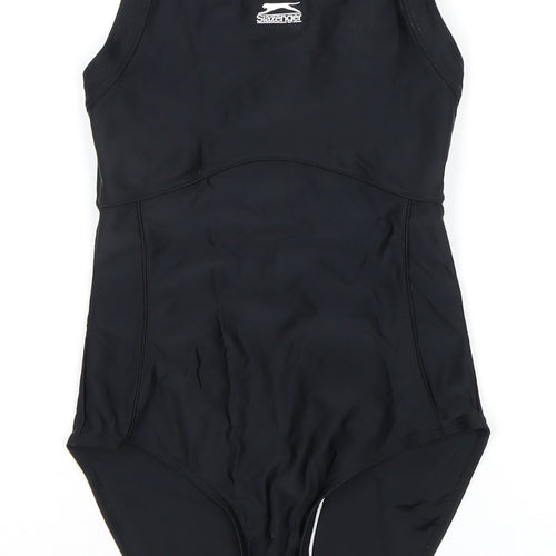 Slazenger Women's Black One Piece Athletic Swimsuit