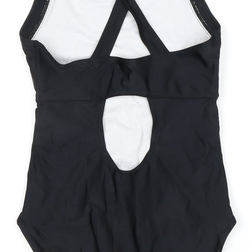 Slazenger Women's Black One Piece Athletic Swimsuit
