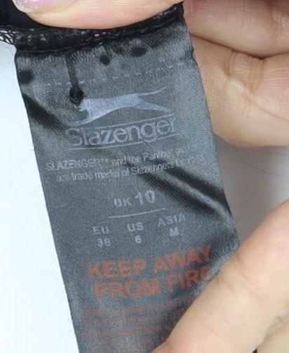 Slazenger Women's Black One Piece Athletic Swimsuit