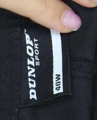 Dunlop Sport Men's Black Shorts 40W Regular Fit