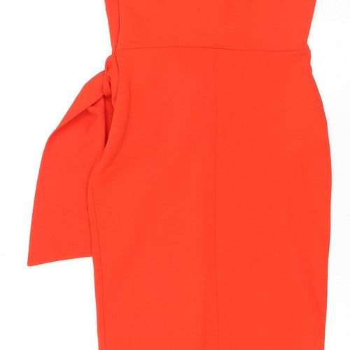 ASOS DESIGN Women's Red Bodycon Dress Size 10