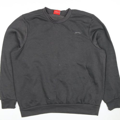 Slazenger Men's Black Pullover Sweatshirt, Size L