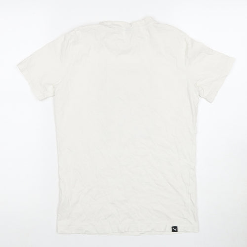 Puma Boys XL White Graphic T-Shirt