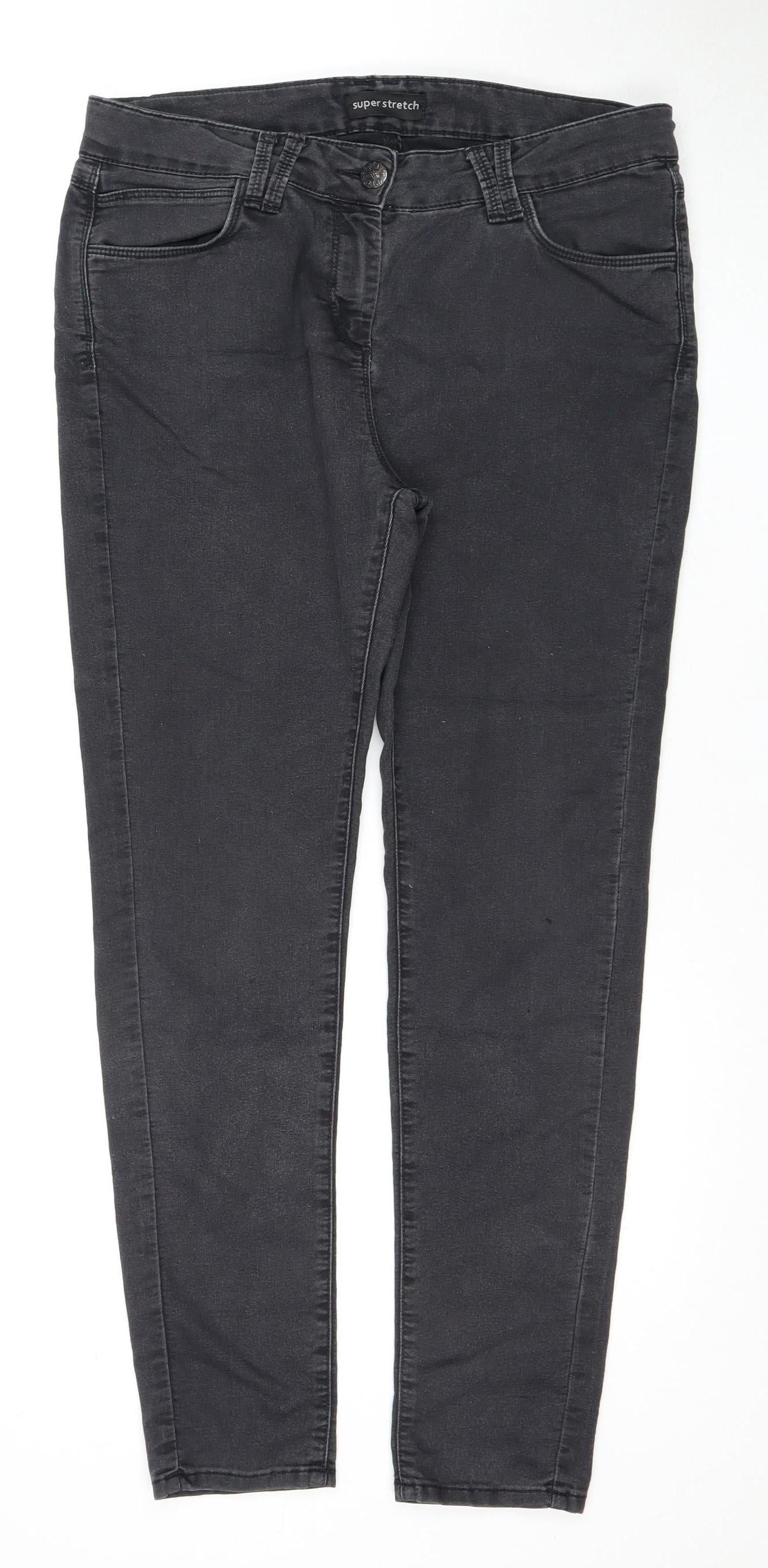 Marks and Spencer Women's Black Skinny Jeans, Size 14