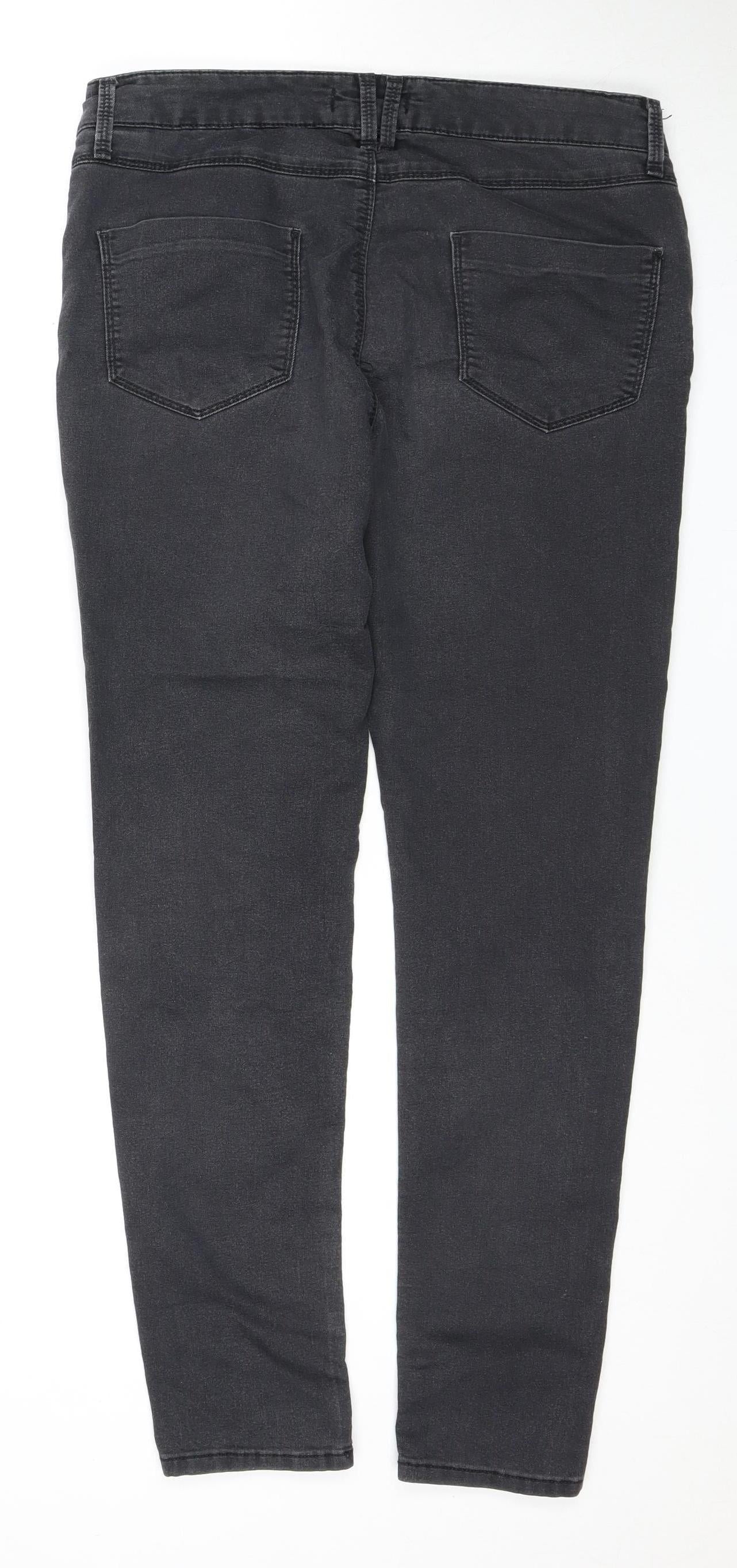 Marks and Spencer Women's Black Skinny Jeans, Size 14