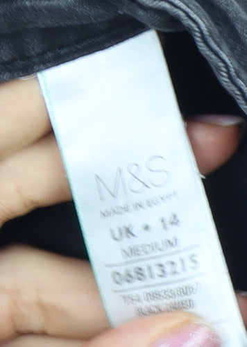Marks and Spencer Women's Black Skinny Jeans, Size 14