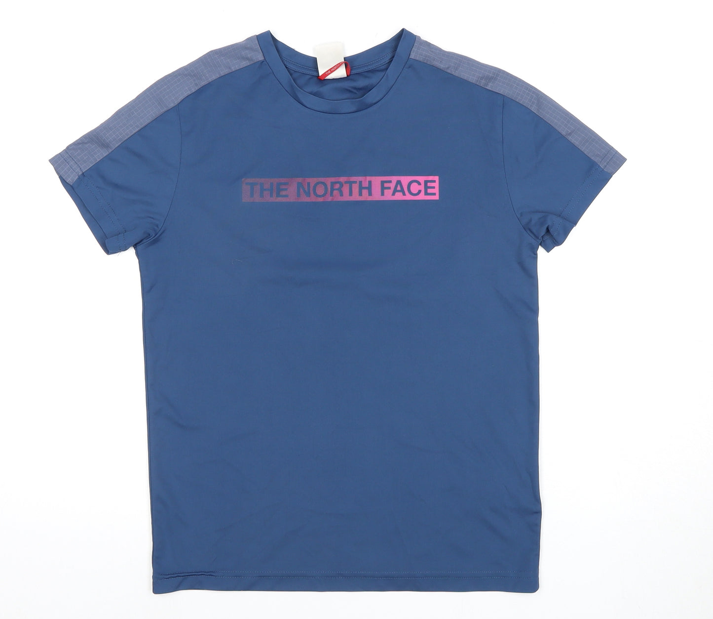 The North Face Boys Blue Logo T-Shirt XL Short Sleeve