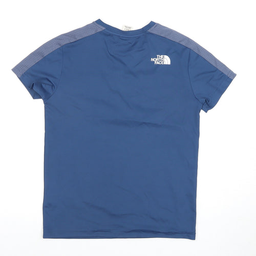 The North Face Boys Blue Logo T-Shirt XL Short Sleeve