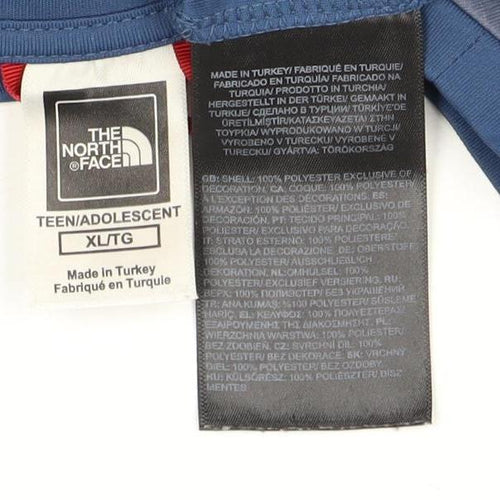 The North Face Boys Blue Logo T-Shirt XL Short Sleeve