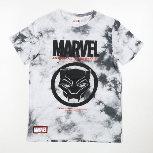 Marvel Boys Black Panther T-Shirt, 11 Years, Graphic Print