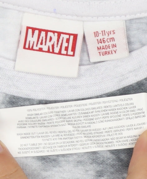 Marvel Boys Black Panther T-Shirt, 11 Years, Graphic Print