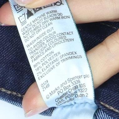 Marks and Spencer Women's Blue Jeggings, Plus Size 20
