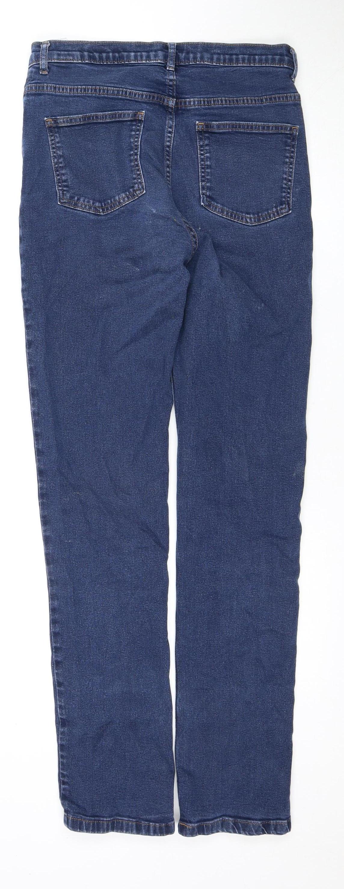 Marks and Spencer Women's Blue Straight Jeans Size 12