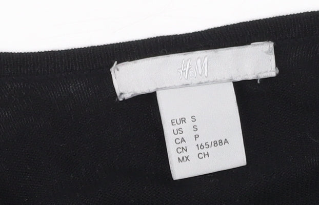 H&M Women's Black Cardigan, Size S, Casual & Stylish