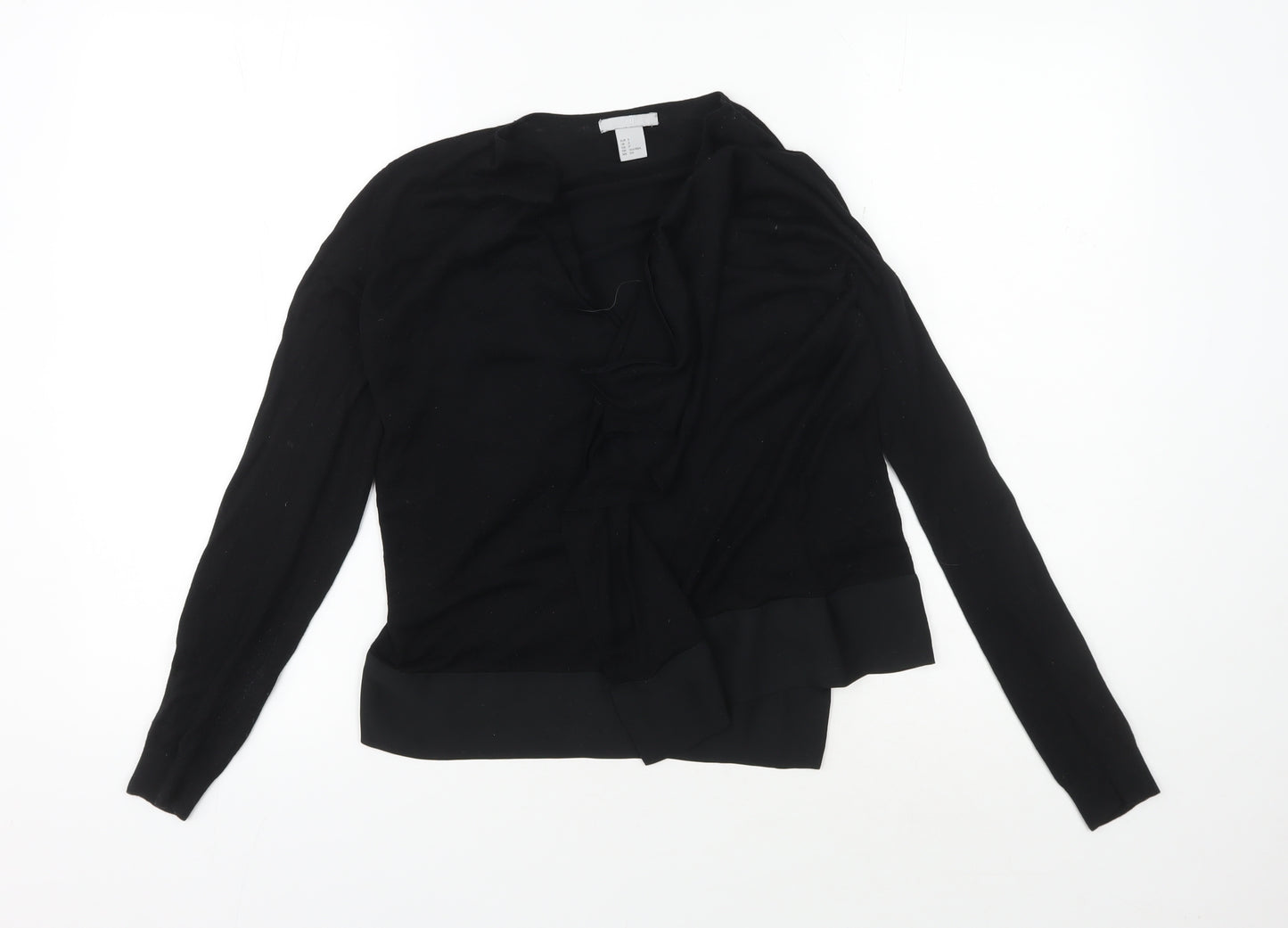 H&M Women's Black Cardigan, Size S, Casual & Stylish