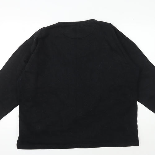 Trespass Men's Black Crew Neck Sweatshirt Large