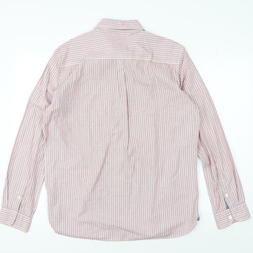 Jasper Conran Men's Red Striped Shirt, Size L, Classic Fit