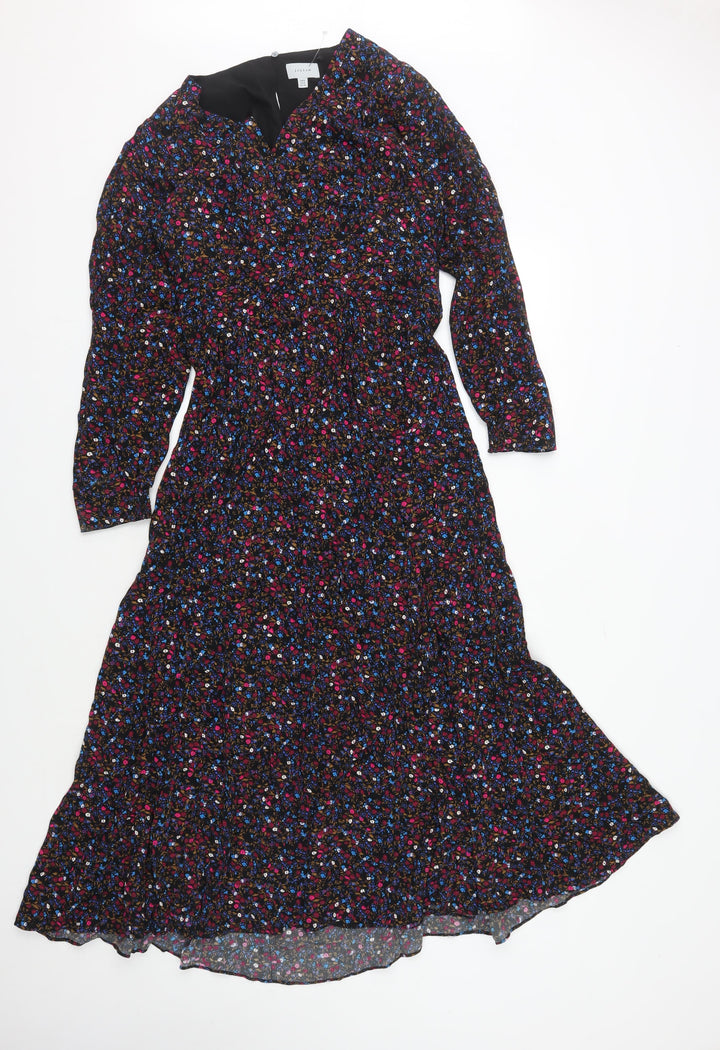 Jigsaw Women's Multicoloured Floral Dress, Size 8