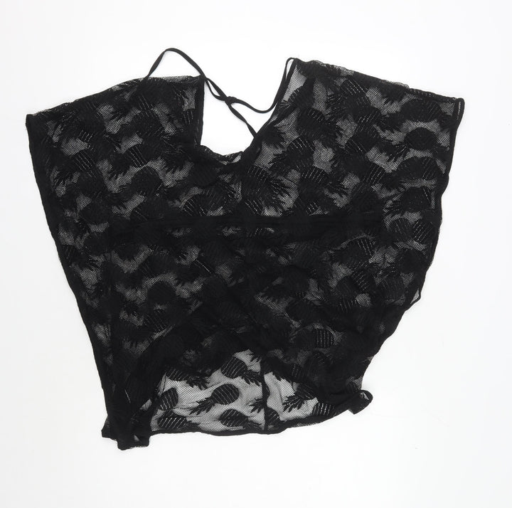 SoulCal & Co Women's Black Lace Camisole Blouse, Size 12