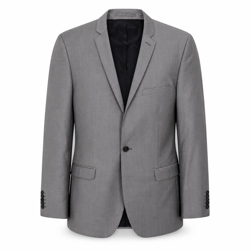 Front view of Ben Sherman Men's Grey Blazer, size 40, Chest.
