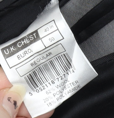 Ben Sherman Men's Grey Blazer, Size 40 Chest.