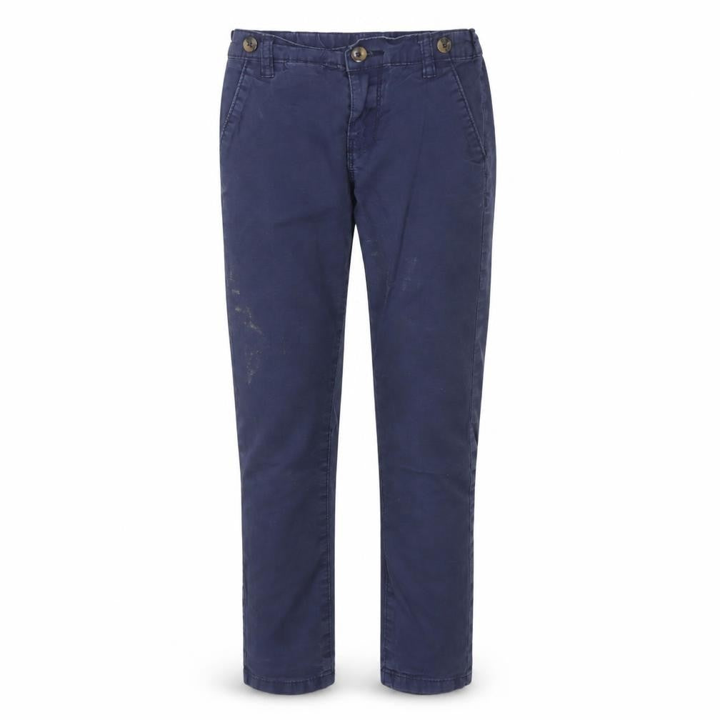 John Rocha Boys Blue Chino Trousers Age 6 Adjustable Waist