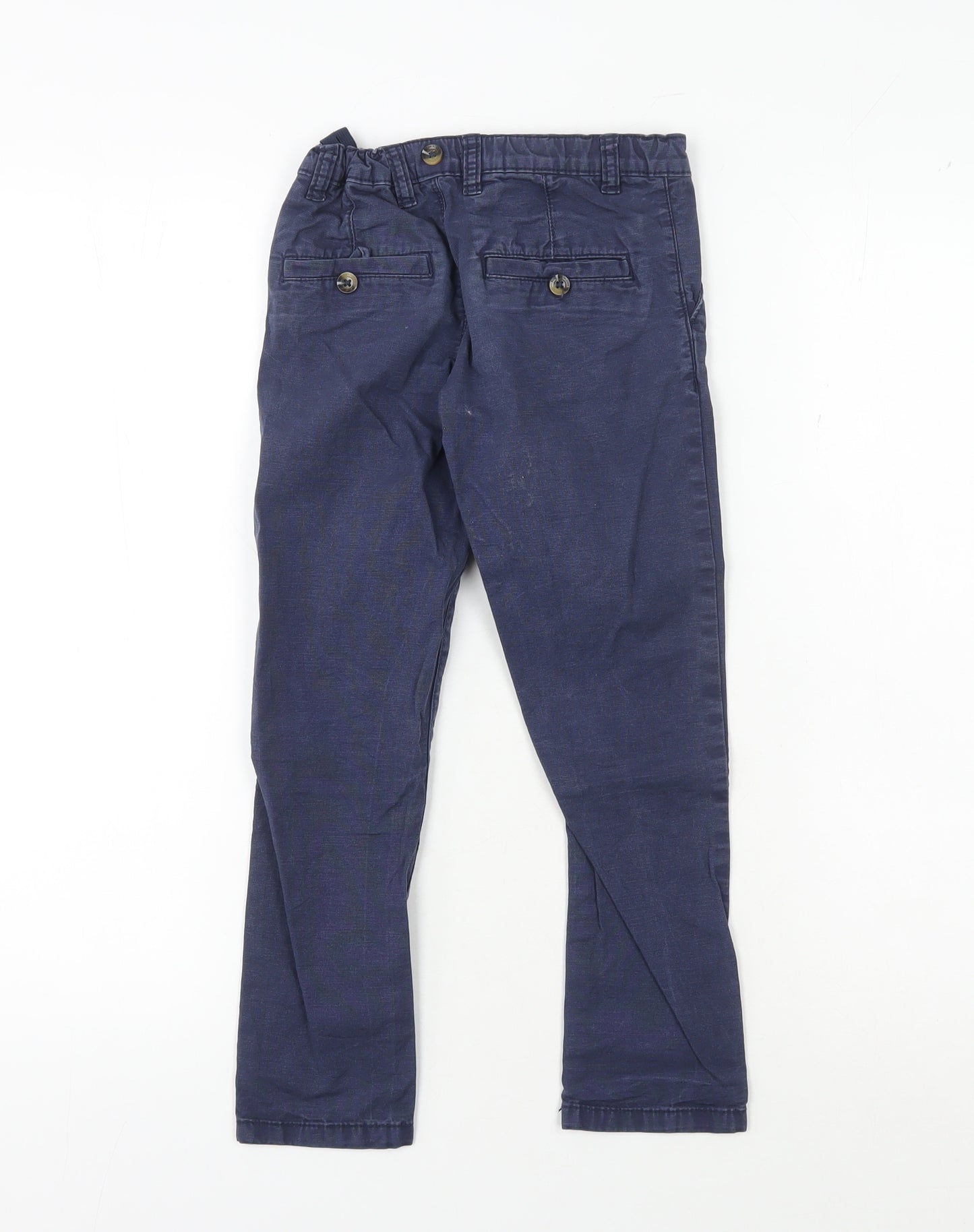 John Rocha Boys Blue Chino Trousers Age 6 Adjustable Waist