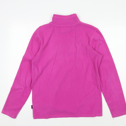 Alpine Spirit Women's Pink Fleece Pullover Sweatshirt S