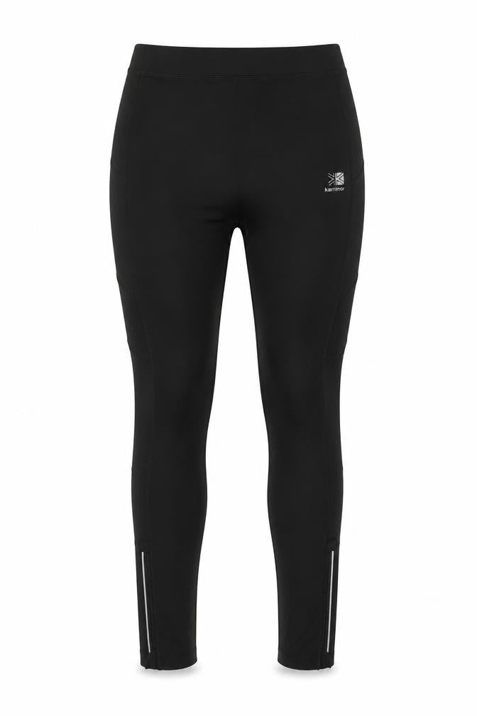 Front view of Karrimor Women's Black Running Leggings, size S